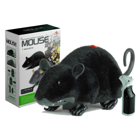 mamido  Myš na dálkové ovládání na kolečkách RC černá RC