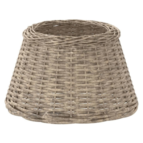 vidaXL Stínidlo lampy hnědé Ø 50 x 30 cm proutěné