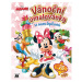 JIRI MODELS Vánoční omalovánky Disney Minnie Mouse se samolepkami