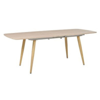 Jídelní stůl 180/210 x 90 cm HAGA světlé dřevo, 233875