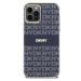 DKNY PC/TPU Repeat Pattern Tonal Stripe Magsafe kryt iPhone 12/12 Pro modrý