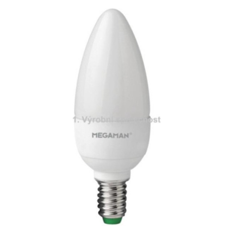 LED žárovka E14 Megaman LC0403.5V2/WW/E14 B35 3,5W (25W) teplá bílá (2800K), svíčka