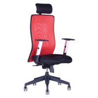 Ergonomická kancelářská židle OfficePro Calypso Grand Barva: červená, Opěrka hlavy: s opěrkou