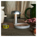 &Tradition &Tradiční dobíjecí stolní lampa Como SC53, barva hliníku