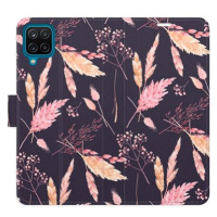 iSaprio flip pouzdro Ornamental Flowers 02 pro Samsung Galaxy A12