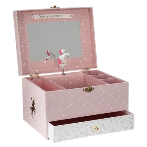 ATMOSPHERA Hrací skříňka pro děti Unicorn růžová