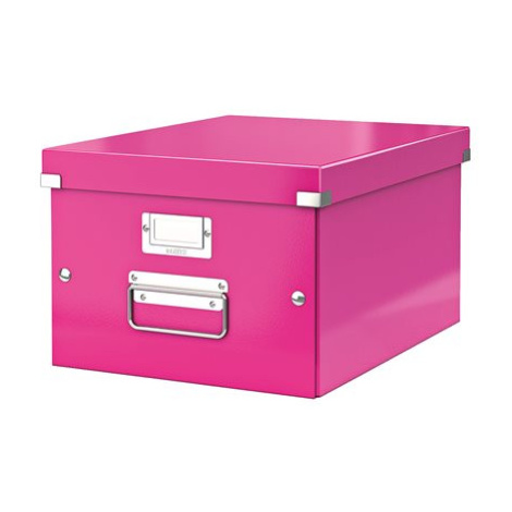 Leitz Click & Store Archivační krabice A4 - růžová