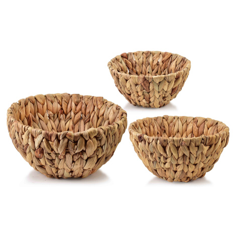 Mondex Sada 3 ks košíků AMPARO vodní hyacint natural