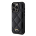 Guess hard obal na iPhone 15 PRO MAX 6.7" Black Quilted Metal Logo