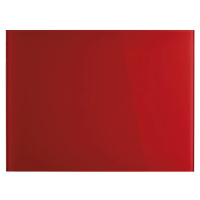 magnetoplan Designová magnetická skleněná tabule, š x v 800 x 600 mm, barva intenzivní červená
