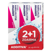 Additiva Multivitamin 2+1 broskev 3x20 šumivých tablet