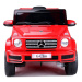 mamido  Dětské elektrické autíčko Mercedes G500 červené