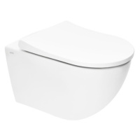 WC závěsné VitrA S60 bílé včetně sedátka, zadní odpad 7510-003-6288