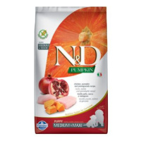 N&D Pumpkin Dog Puppy M/L Chicken & Pomegranate 2,5kg