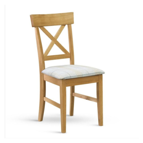 Jídelní židle Stima OAK – dub, nosnost 130 kg, čalouněný sedák, více barev mystic beige 50