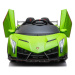 Mamido Elektrické autíčko Lamborghini Venno LCD MP4 4x4 zelené