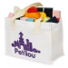 Le Toy Van Petilou Barevné kostky v bavlněné tašce 60 ks
