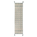 Flair Rugs koberce Běhoun Leela Ivory/Teal - 60x200 cm