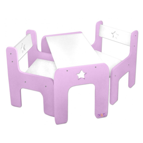 Růžové sestavy dětského nábytku