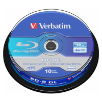 VERBATIM BD-R(10 ks) DualLayer/spindle/6X/50GB