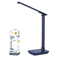 Platinet PDL6731NB LED stolní lampa 5W USB nabíjecí modrá