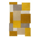 Flair Rugs koberce Kusový koberec Abstract Collage Ochre/Natural - 120x180 cm