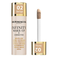 Dermacol Infinity make-up a korektor 02 Beige 20ml