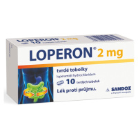 Loperon 2 mg tvrdé tobolky, 10 kapslí