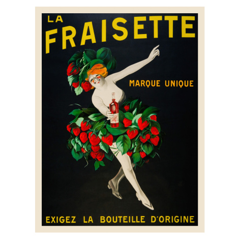 Obrazová reprodukce La Fraisette (Vintage Bar Ad) - Leonetto Cappiello, (30 x 40 cm)