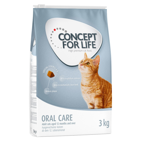 Concept for Life granule, 9 / 10 kg za skvělou cenu - Oral Care (3 x 3 kg)