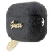 Guess 4G Script Heart PC/PU pouzdro Airpods Pro 2 černé