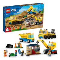 LEGO® City 60391 Vozidla ze stavby a demoliční koule