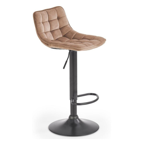 Barová židle H95 béžová/černá BAUMAX