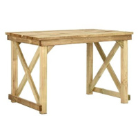 Zahradní stůl 110 × 79 × 75 cm impregnované borové dřevo, 318411