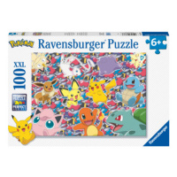 Puzzle dětské Pokémoni 100 dílků