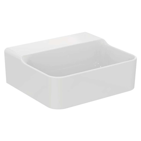 Ideal Standard Conca Ceram - Umývátko 40x35 cm, bez přepadu, bez otvoru pro baterii, bílá T38750