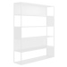 Bílá kovová knihovna 150x180 cm Hyller - CustomForm