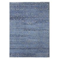 Diamond Carpets koberce Ručně vázaný kusový koberec Diamond DC-EKT 6 Silver/light blue - 180x275