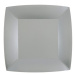 Santex Papierové taniere štvorcové - jednofarebné 18 x 18 cm Barva: Stříbrná