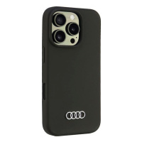 Pouzdro Audi pro iPhone 16 Pro 6.3 černé Silicone Case