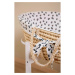 Košík pro miminko Natural + matrace + potah Jersey Leopard