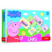 Hra Links skládanka Prasátko Peppa/Peppa Pig 14 párů vzdělávací hra v krabici 21x14x4cm