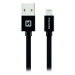 SWISSTEN datový kabel USB-A - Lightning, opletený, 2m, černá - 71523301
