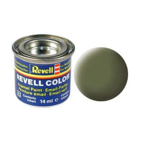 Barva Revell emailová - 32168: matná tmavě zelená (dark green mat RAF)
