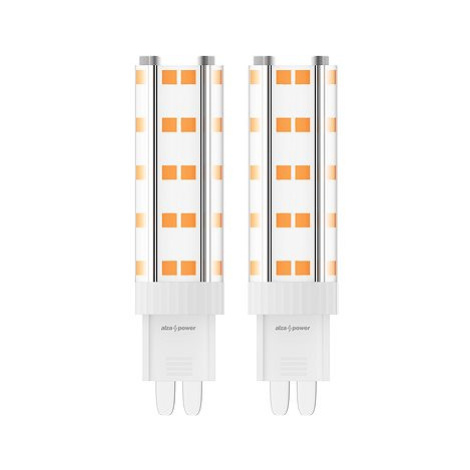AlzaPower LED 4.2-40W, G9, 2700K, set 2ks