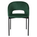 HALMAR Designová židle Brinne tmavě zelená