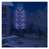 Vánoční strom 2000 LED modré světlo třešňový květ 500 cm