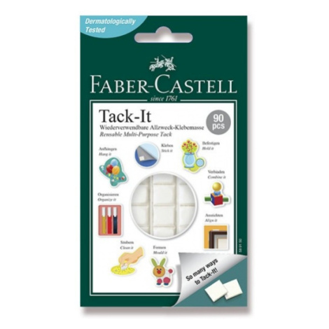 Lepicí hmota Faber Castell bílá TACK-IT 50g Faber-Castell