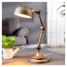 Lindby Ellisen - lampa na psací stůl v bronzu