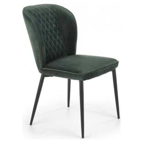 Halmar Jídelní židle K399 - tmavě zelená